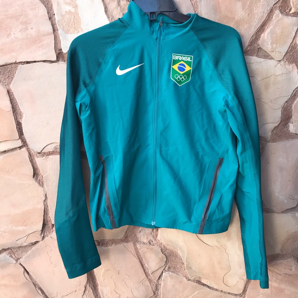 Nike Flex Dri Fit Rio Olympics Team Brazil Jacket